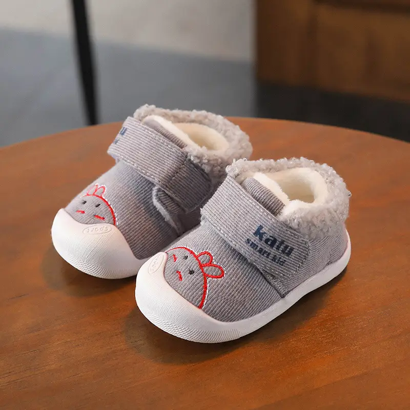 Wholesale Baby Shoes for 0-1 Years Thick Cotton Winter Comfort