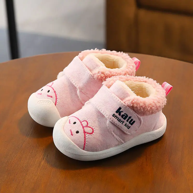 Wholesale Baby Shoes for 0-1 Years Thick Cotton Winter Comfort
