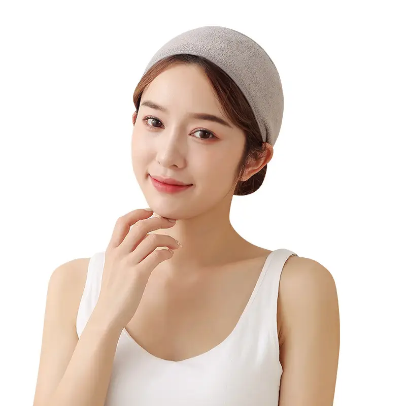 Women's Grey Velcro Hair Band for Sports Yoga & Makeup - Image 5