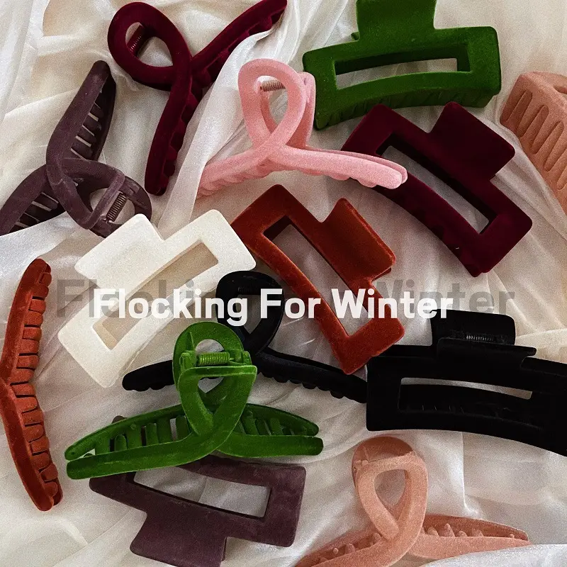 Maroon Retro Hair Grip Clip for Women - Image 12
