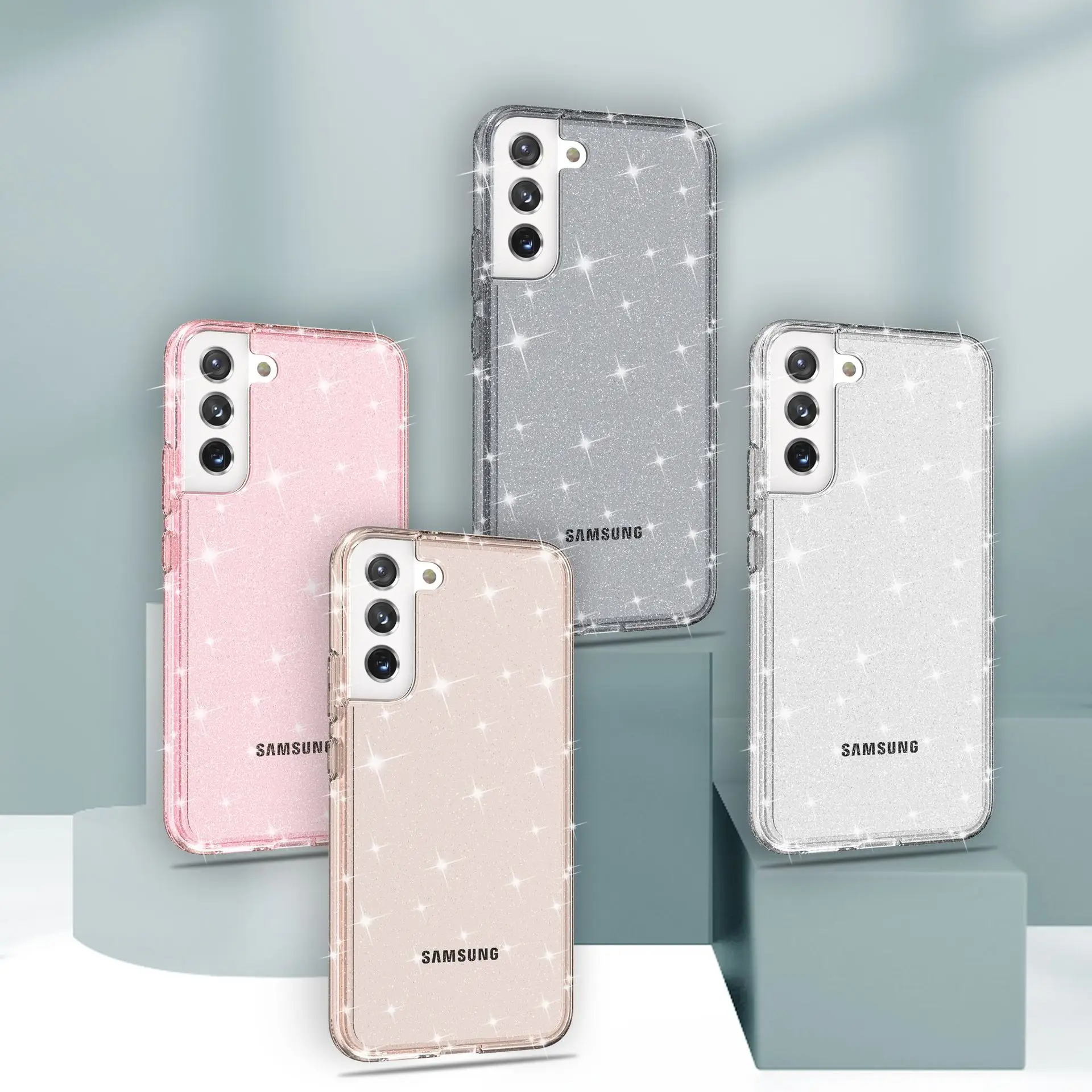 Samsung S22 Plus Glitter Anti Drop Protective Case - Image 9