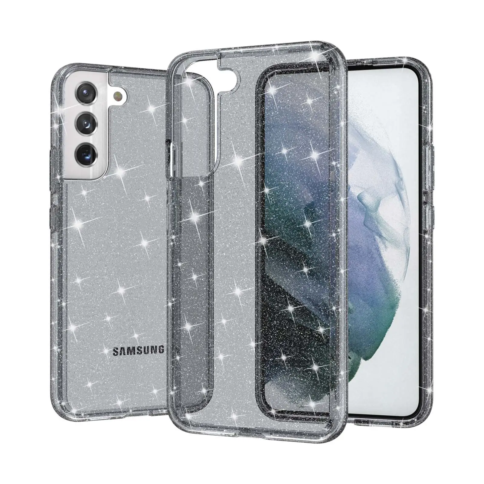 Samsung S22 Plus Glitter Anti Drop Protective Case - Image 3