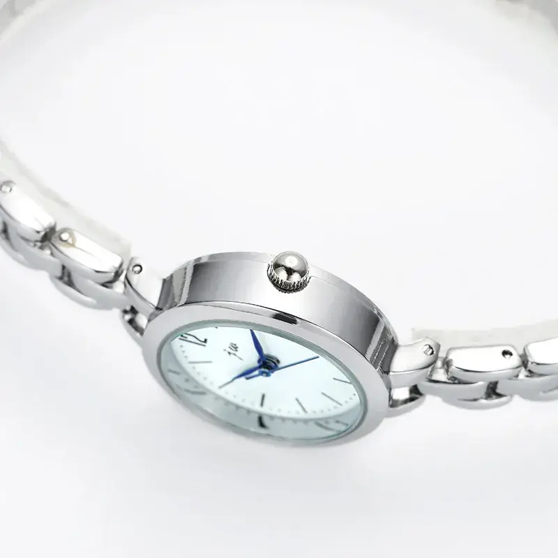 Women's Silver Quartz Bracelet Watch for Girls - Image 10