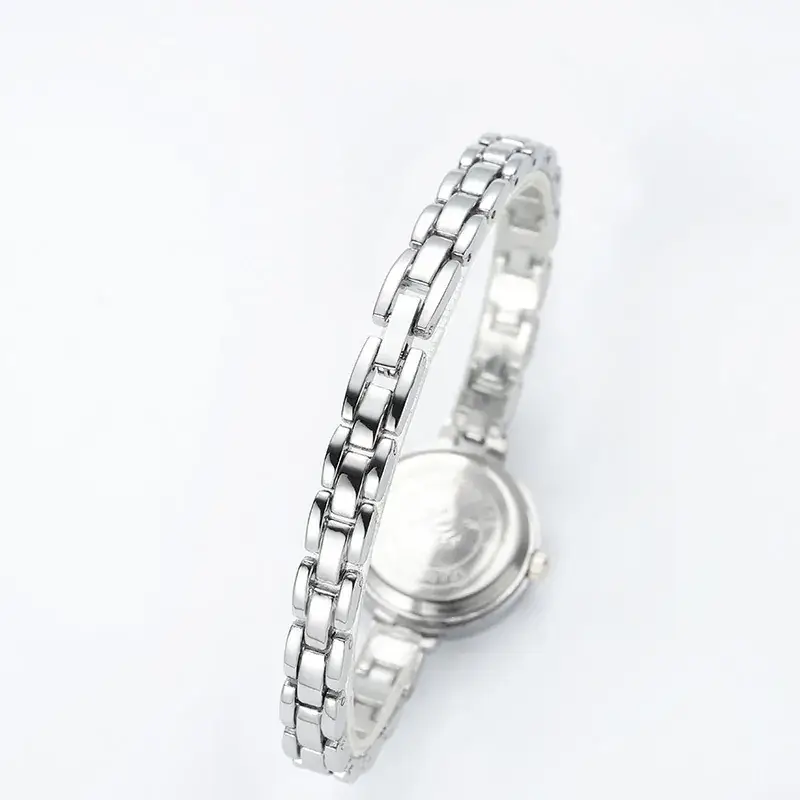 Women's Silver Quartz Bracelet Watch for Girls - Image 11