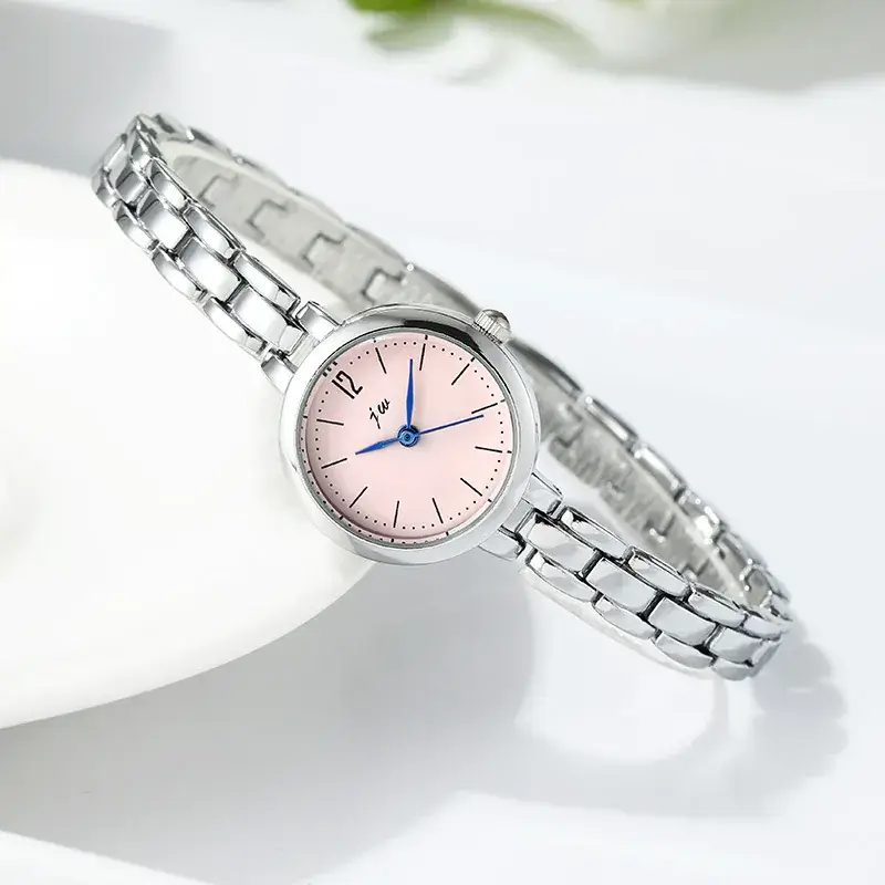 Women's Silver Quartz Bracelet Watch for Girls - Image 6