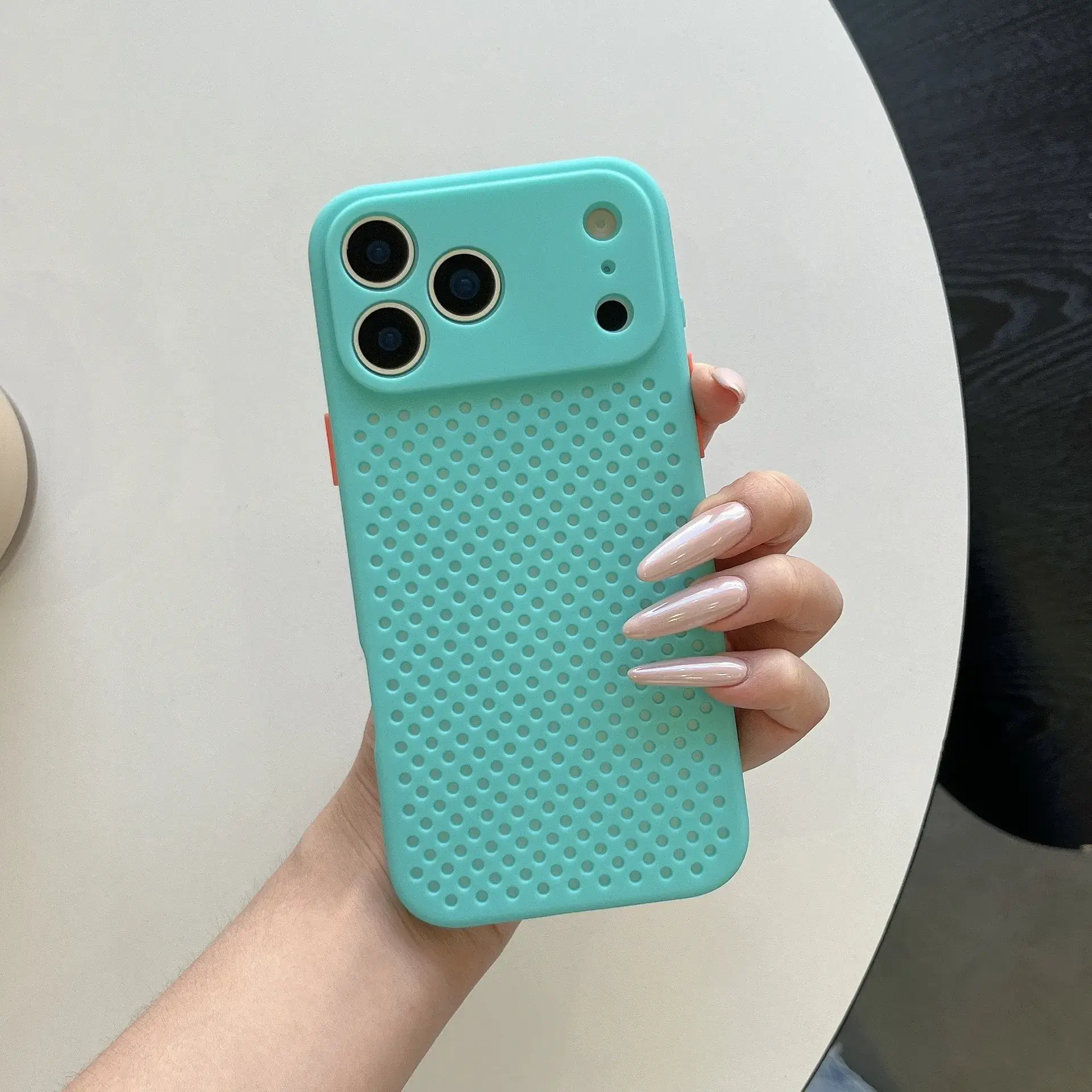 Purple Silicone Phone Case for iPhone 17 Pro Max - Image 1