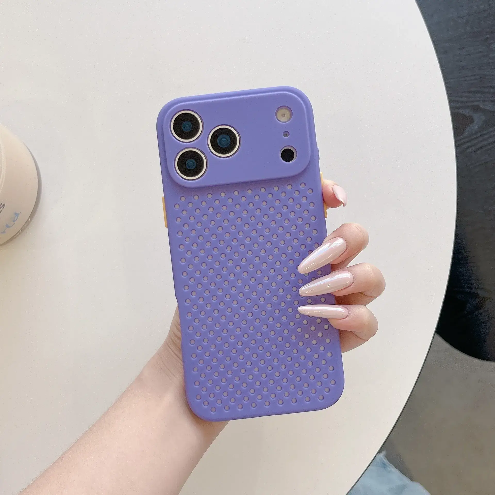 Purple Silicone Phone Case for iPhone 17 Pro Max - Image 3