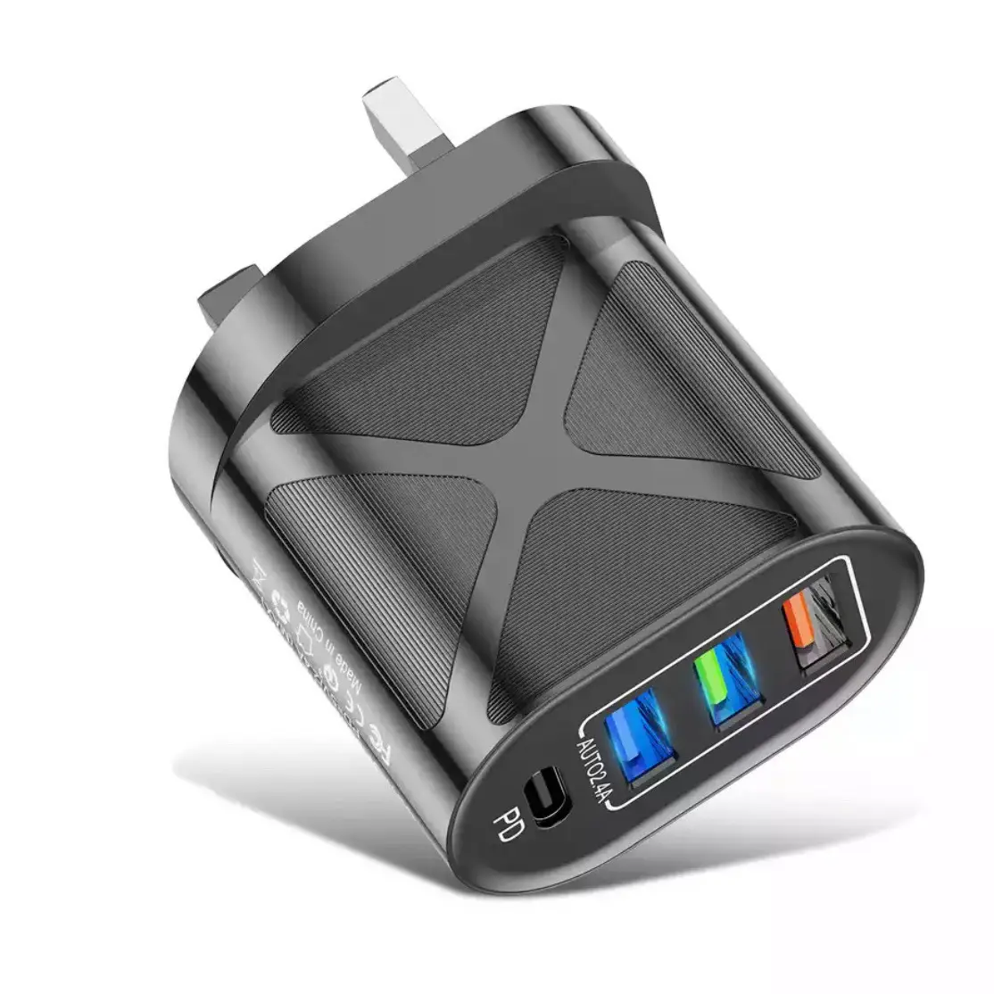 3 USB + PD Fast Charging Head White - Image 5