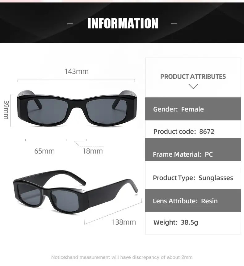 Retro European Rectangular Sunglasses Men Women — feature 12