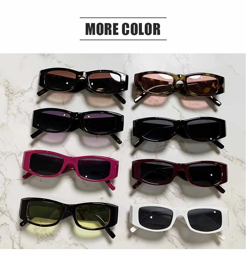 Retro European Rectangular Sunglasses Men Women — feature 30