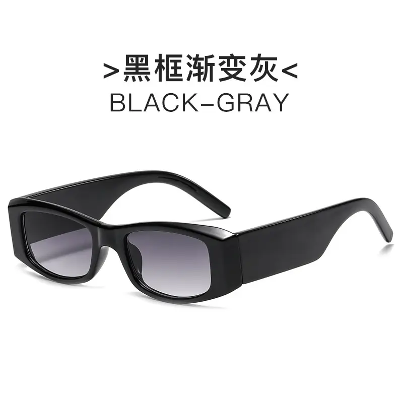 Retro European Rectangular Sunglasses Men Women - Image 5