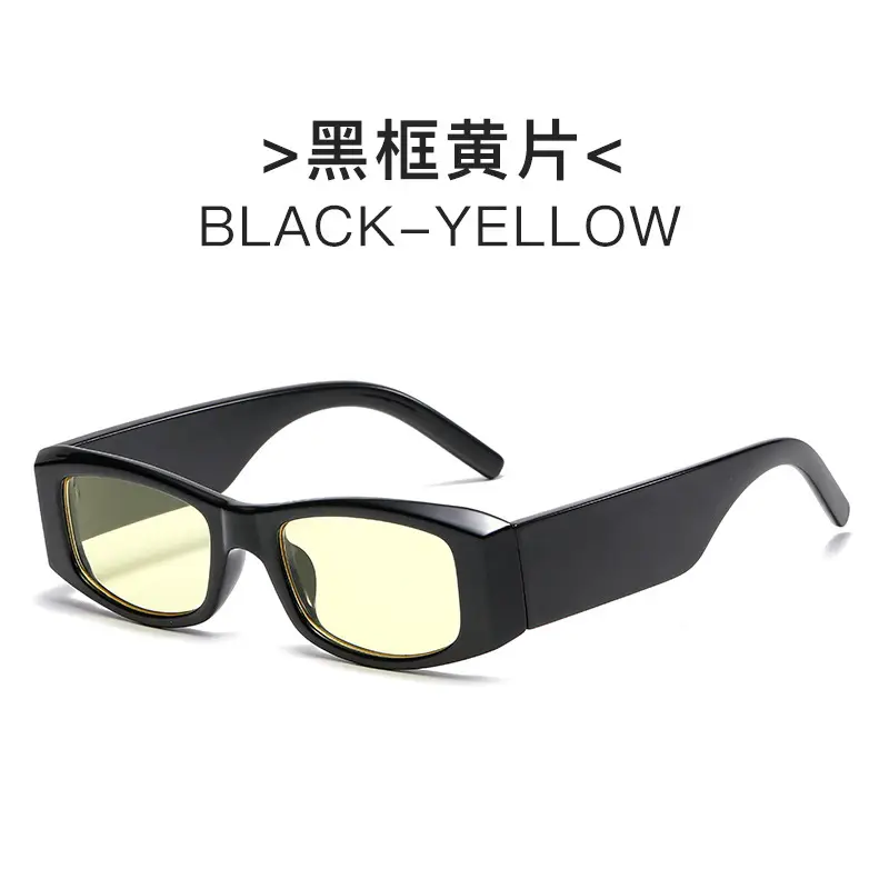 Retro European Rectangular Sunglasses Men Women - Image 6