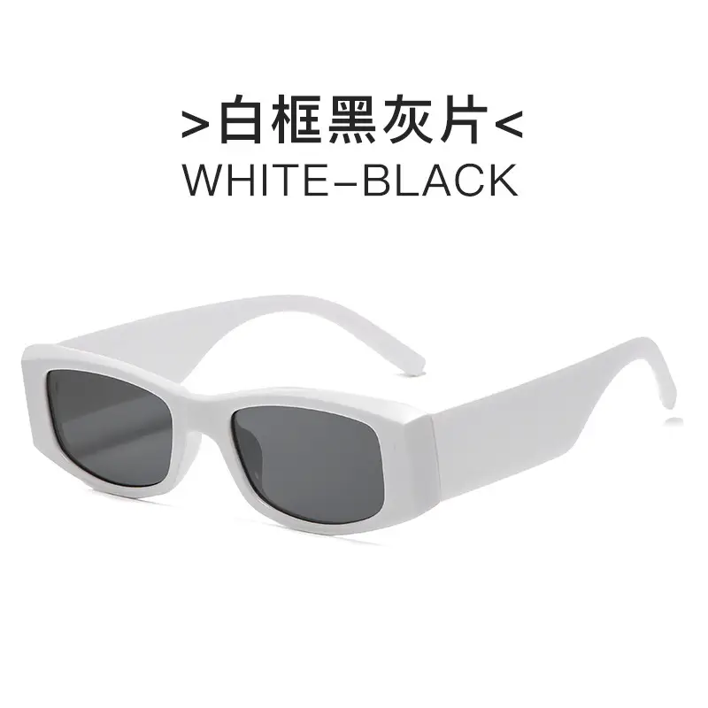 Retro European Rectangular Sunglasses Men Women - Image 7