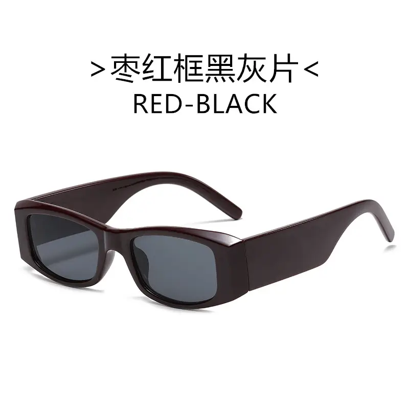 Retro European Rectangular Sunglasses Men Women - Image 8