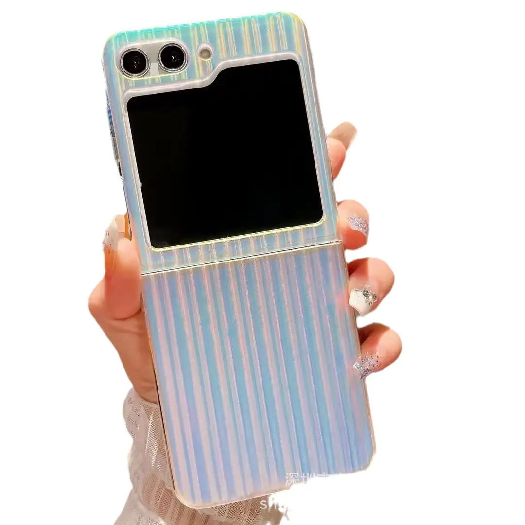 Laser Gradient Foldable Screen Cover for Samsung Z Flip 5 - Image 5