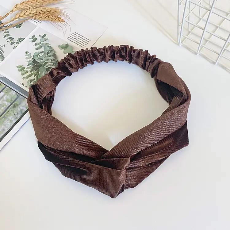 Elastic Washable Hair Band Autumn Winter Velvet Black - Image 6