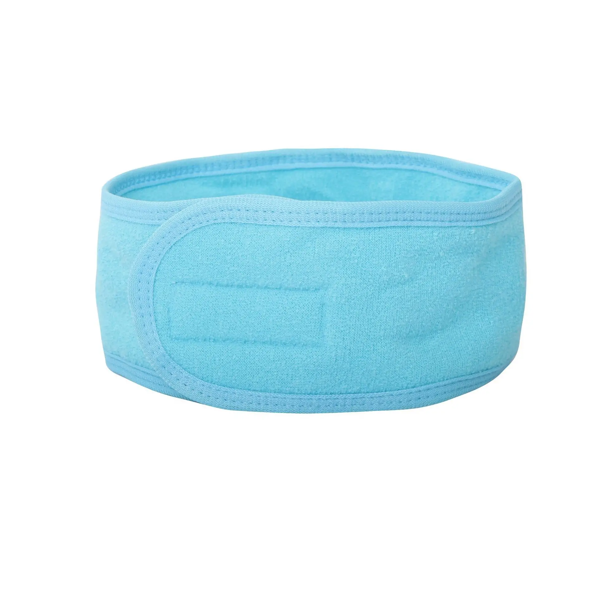 Black Crossbody Yoga Headband with Hook and Loop Closure - Image 5