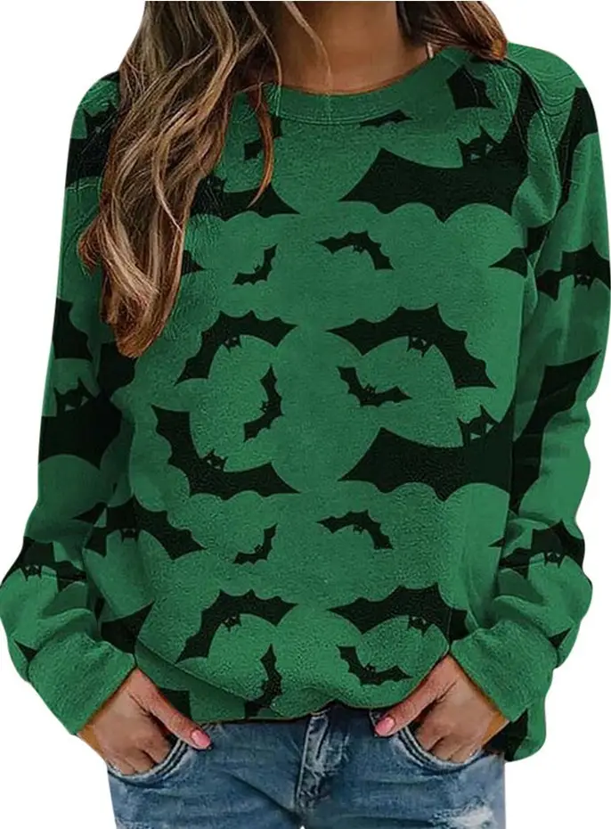 2022 3D Flower Crewneck Sweater Purple - Image 28