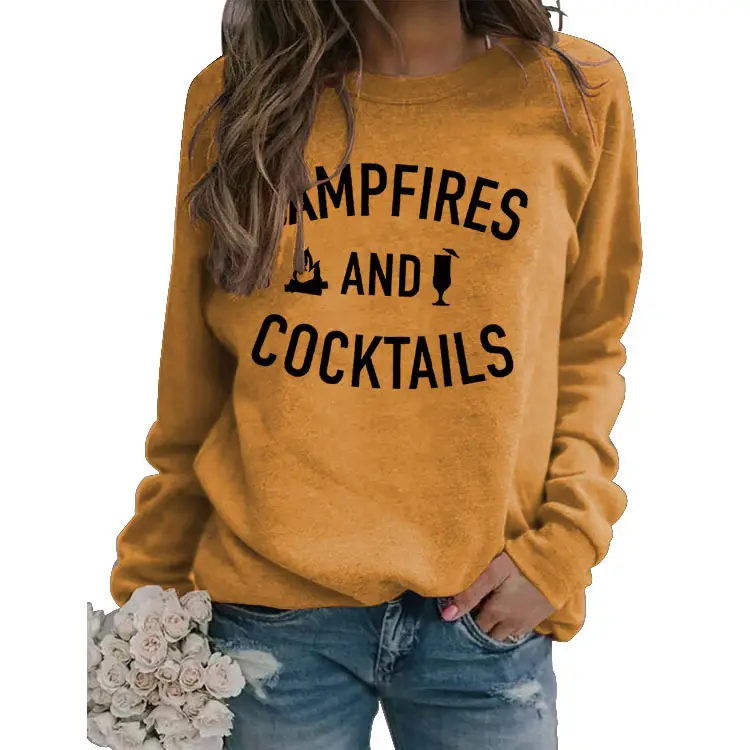 Women's Red Campfires & Cocktails Sweatshirt - Image 17