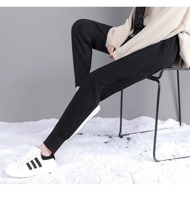 Women Velvet Harem Pants Autumn Winter Loose Casual Cross Border Export Wholesale — feature 18