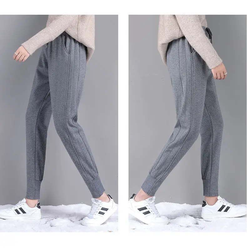 Women Velvet Harem Pants Autumn Winter Loose Casual Cross Border Export Wholesale — feature 21