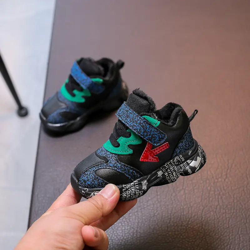 Winter New Baby Girl's Cotton Shoes Boys' Velvet Sneakers Baby Soft Sole Toddler Shoes 1-3 Years Old 2 Wholesale - Image 2