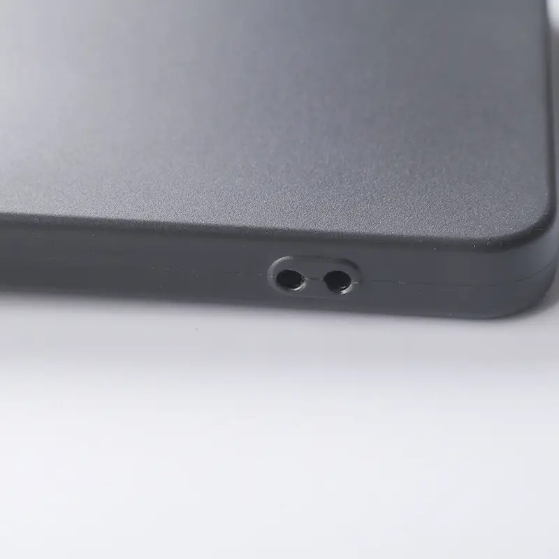 Matte Black Tpu Phone Case with 2 Cutouts — feature 4
