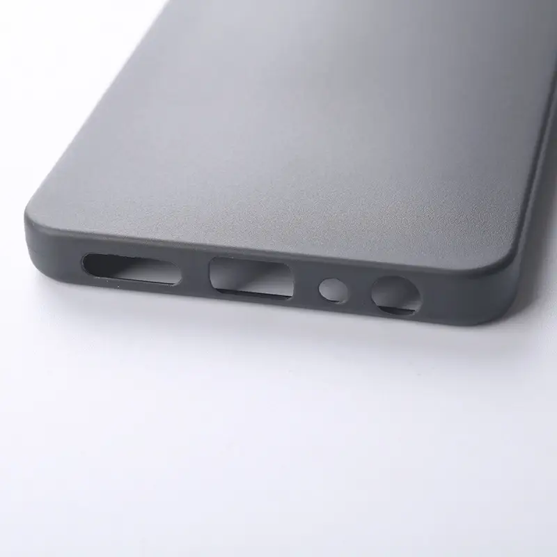 Matte Black Tpu Phone Case with 2 Cutouts — feature 6