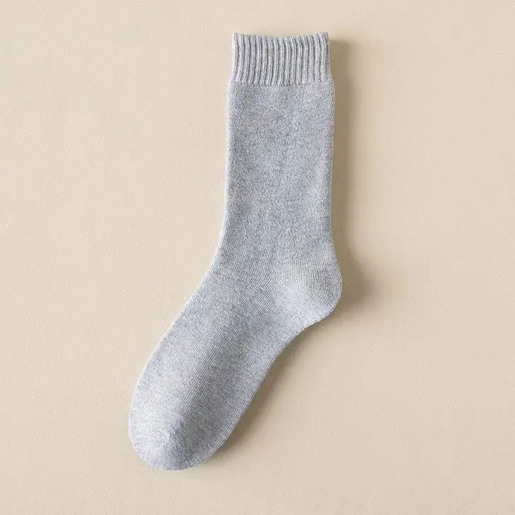 Thickened Socks Men's Winter Super Thick Wool Socks Extra Thick Lined Velvet Plush Winter Cotton Socks Warm Socks Women's Stockings