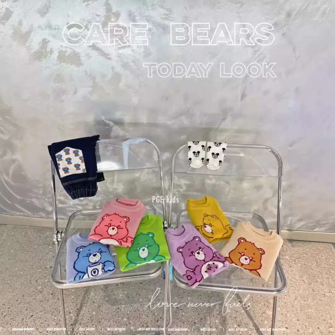 2022 Knitted Bear Sweaters Double Coat Boys Girls Cartoon - Image 10