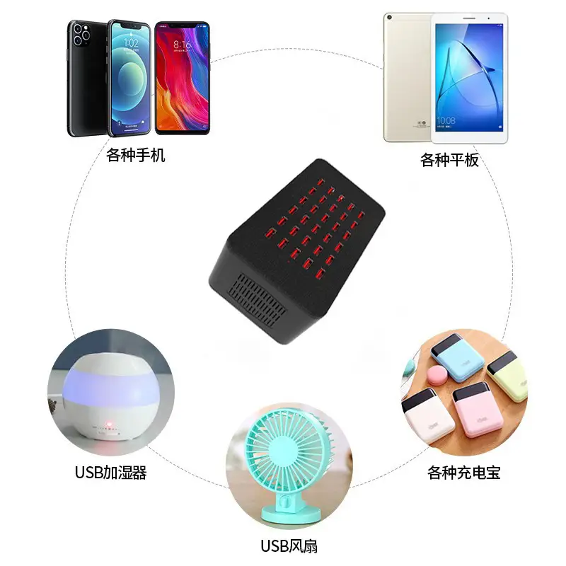 High Power USB Charger with 10-30 Ports - Image 7