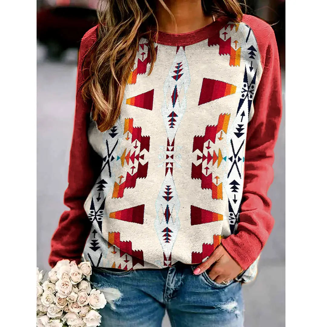 2022 3D Tie-Dye Crewneck Pullover Orange Yellow - Image 8
