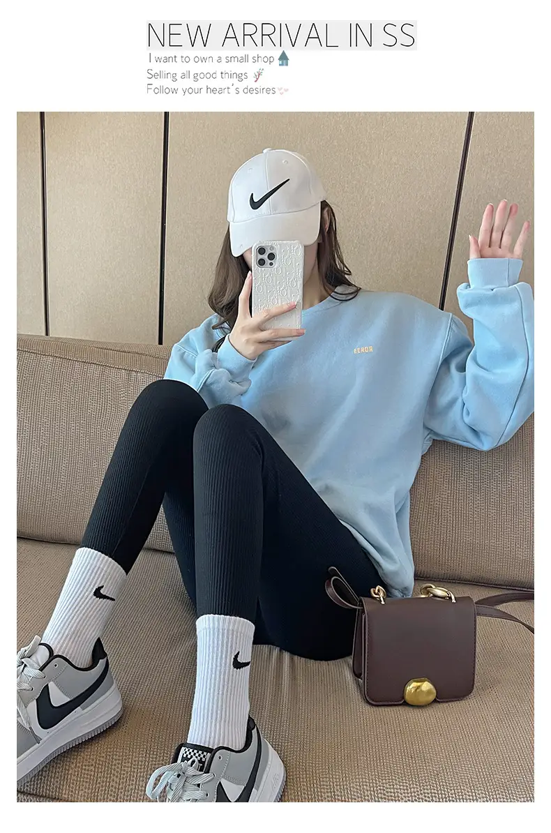 Women Grey Fleece Leggings Warm Winter Wear — feature 30
