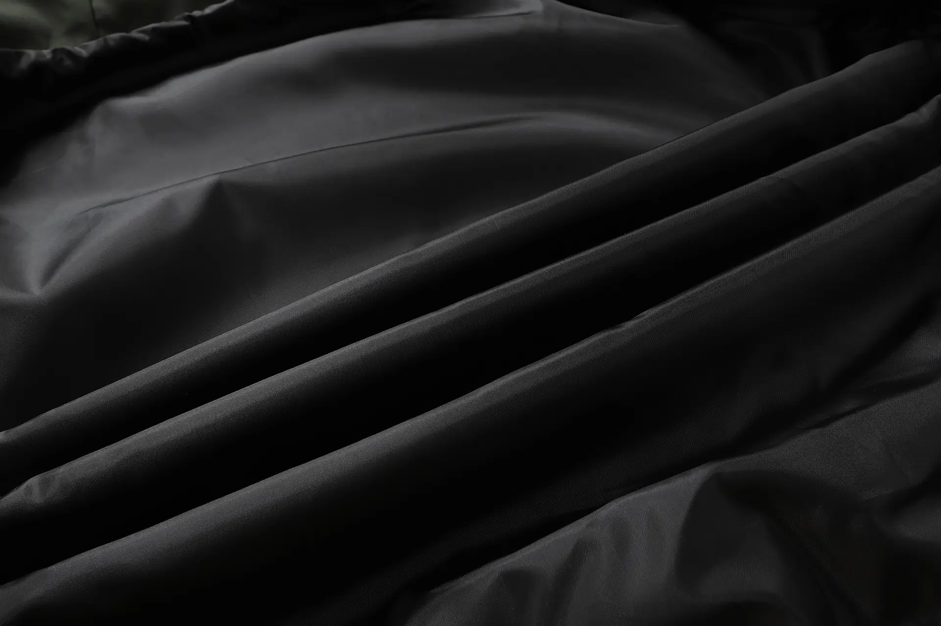 Black Full-Zip Hooded Men's Jacket — feature 20