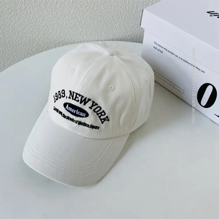 Men's Brown Korean Style Cap with Letter Label - Image 9