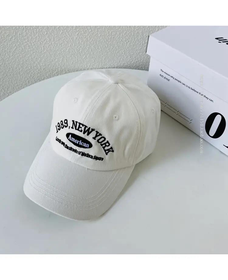 Men's Brown Korean Style Cap with Letter Label — feature 6