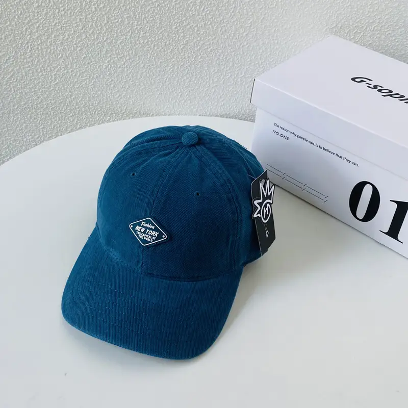 Korean Style Autumn Winter Cotton Cap Big Head Baseball