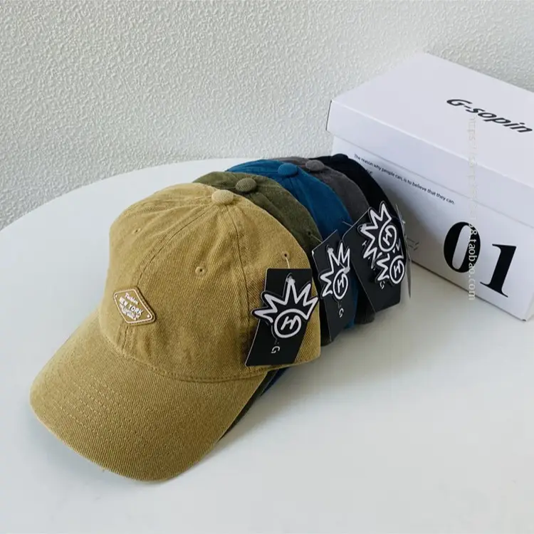 Korean Style Autumn Winter Cotton Cap Big Head Baseball