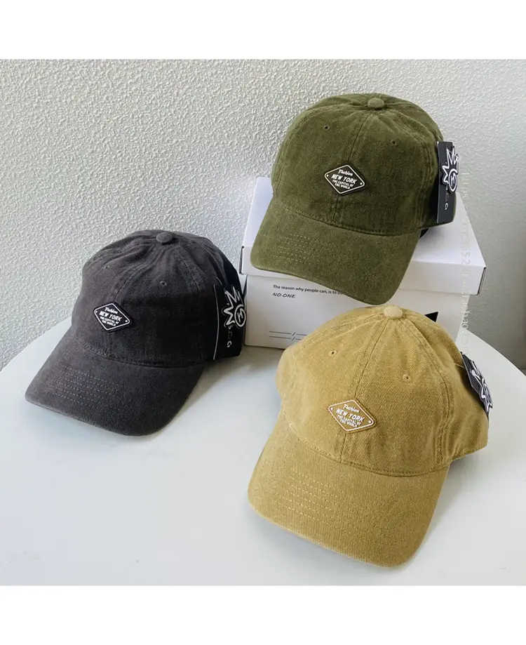 Korean Style Autumn Winter Cotton Cap Big Head Baseball — feature 2