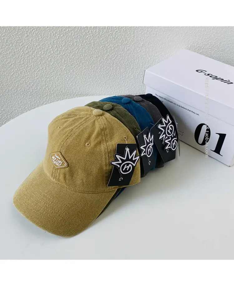 Korean Style Autumn Winter Cotton Cap Big Head Baseball — feature 3
