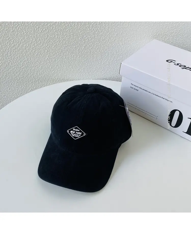 Korean Style Autumn Winter Cotton Cap Big Head Baseball — feature 4