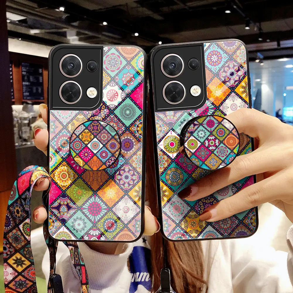 Oppo Realme15T Patterned Diamond Glass C71 Case - Image 3