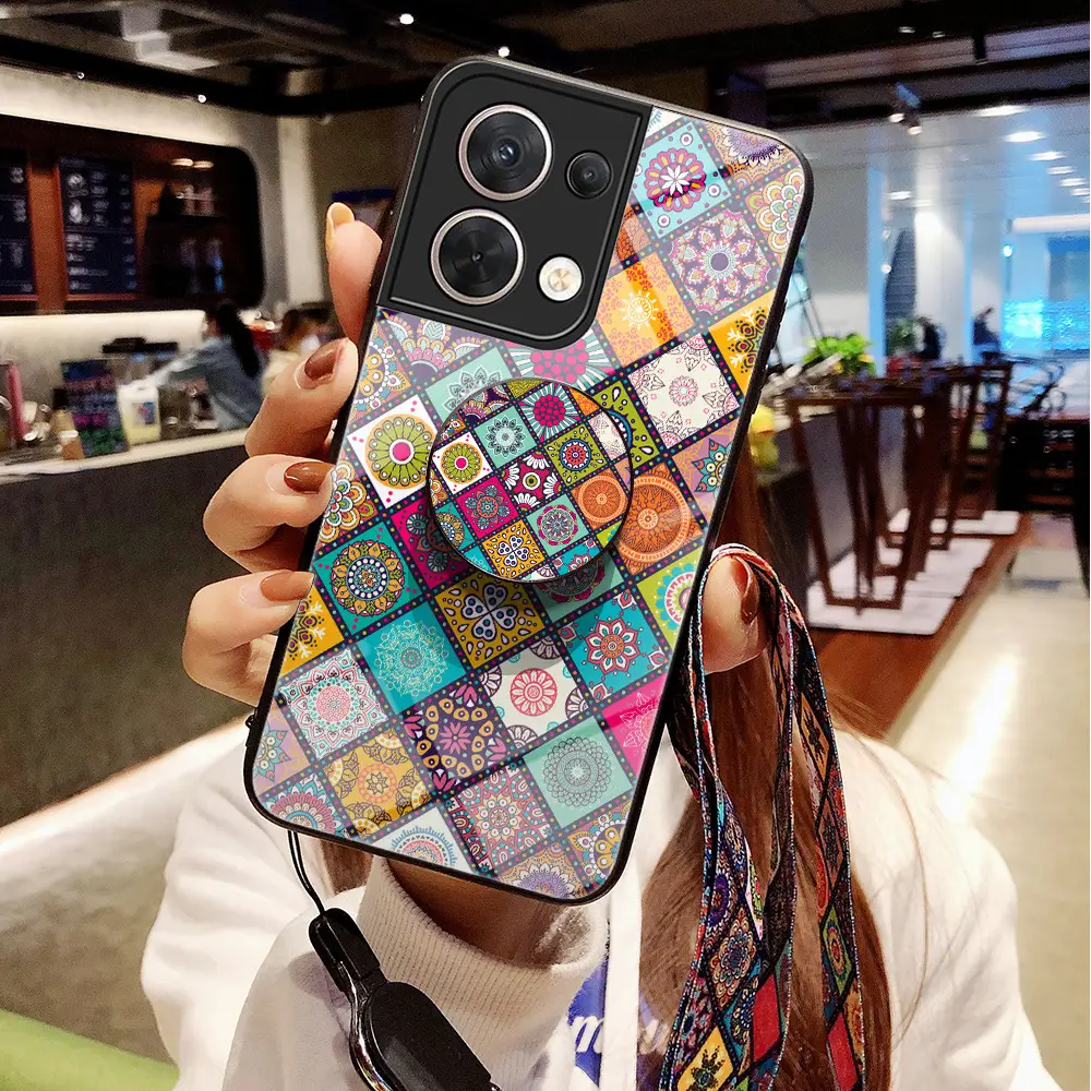 Oppo Realme15T Patterned Diamond Glass C71 Case - Image 4