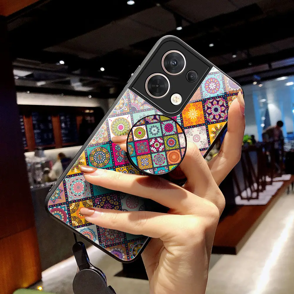 Oppo Realme15T Patterned Diamond Glass C71 Case - Image 5