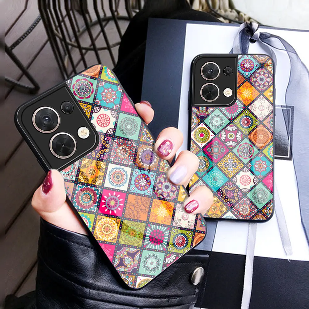 Oppo Realme15T Patterned Diamond Glass C71 Case - Image 6