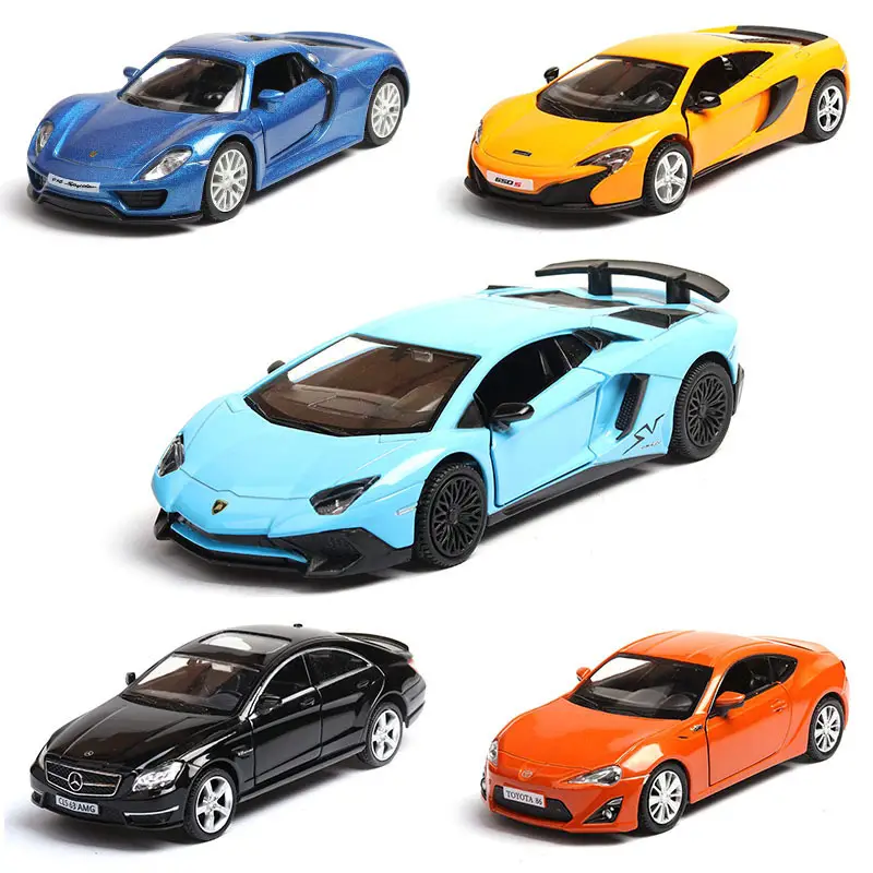 [Boxed] genuine Porsche Bentley McLaren alloy car model sports car TikTok cake decoration car