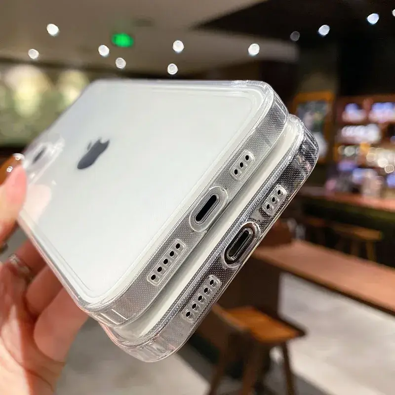 Transparent iPhone 17 Pro Mobile Case with Fine Holes - Image 5
