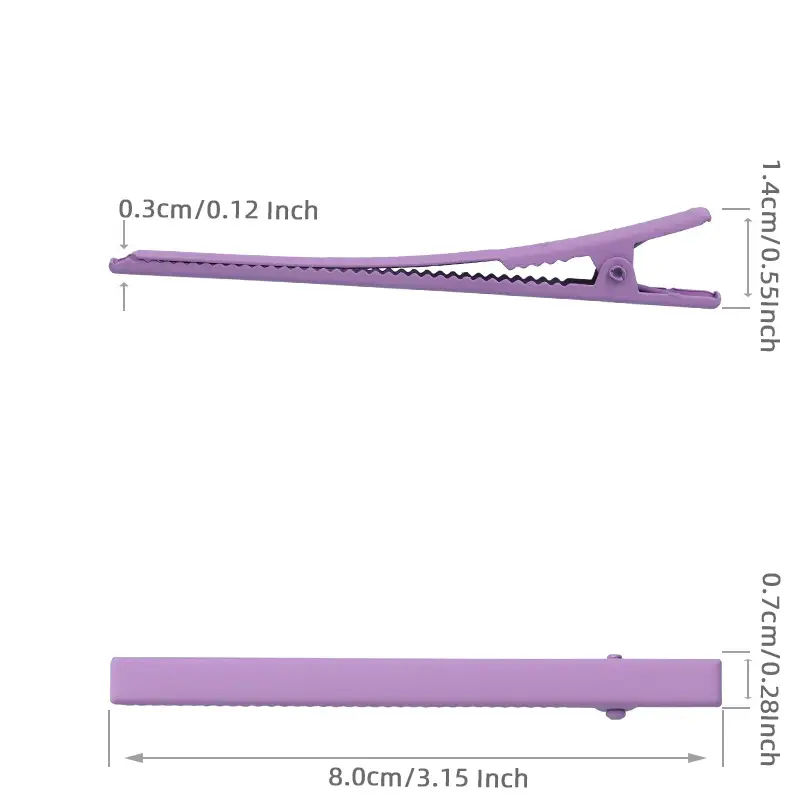 8cm Metal Hairpin Clip for Girls & Girls Hair Accessories