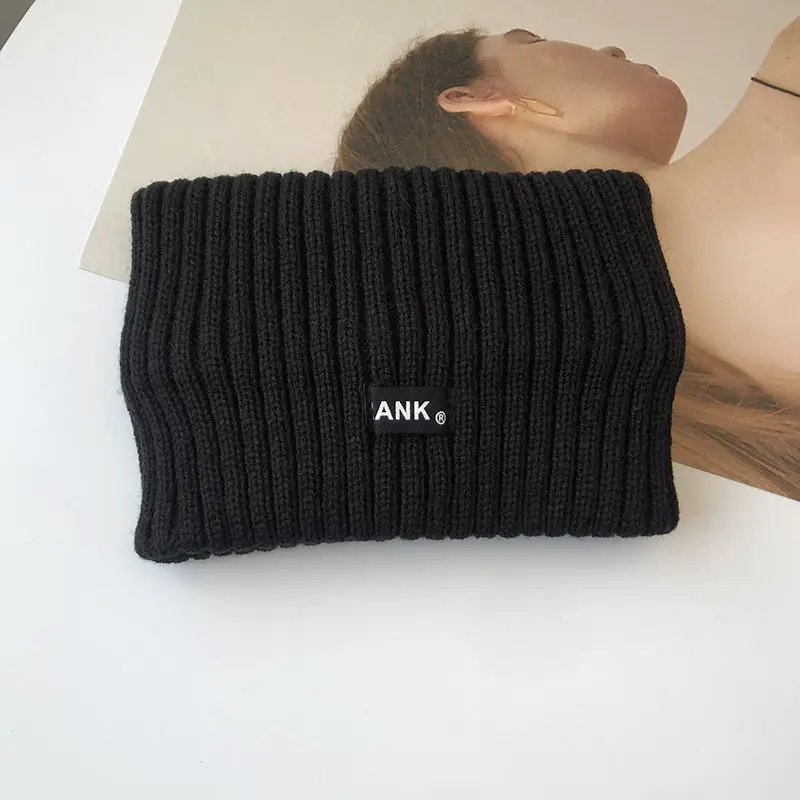 Women Woolen Hairband Blue 2021 Warm Wide Edge - Image 2