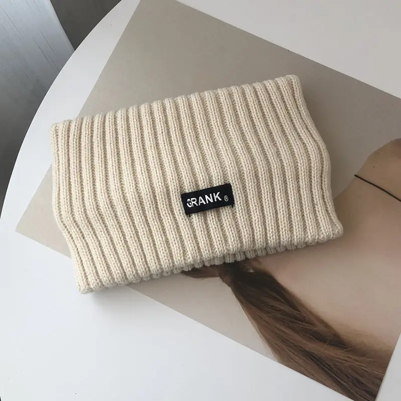 Women Woolen Hairband Blue 2021 Warm Wide Edge - Image 3